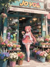 花屋さんに ナリタイ — 壁紙イラストのAIイラスト|SUPPART