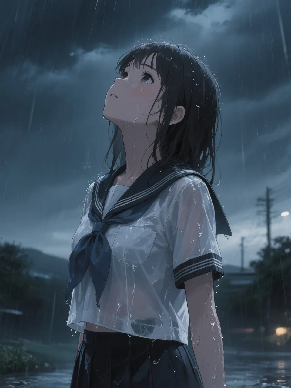 終わらない雨の中で