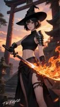 Witch Samurai Lady — The Edge80さんのAIイラスト