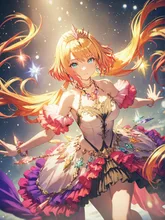 眩い光と宝石を纏う少女