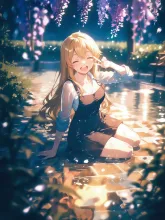 夜の藤棚·チャレンジ の投稿作品