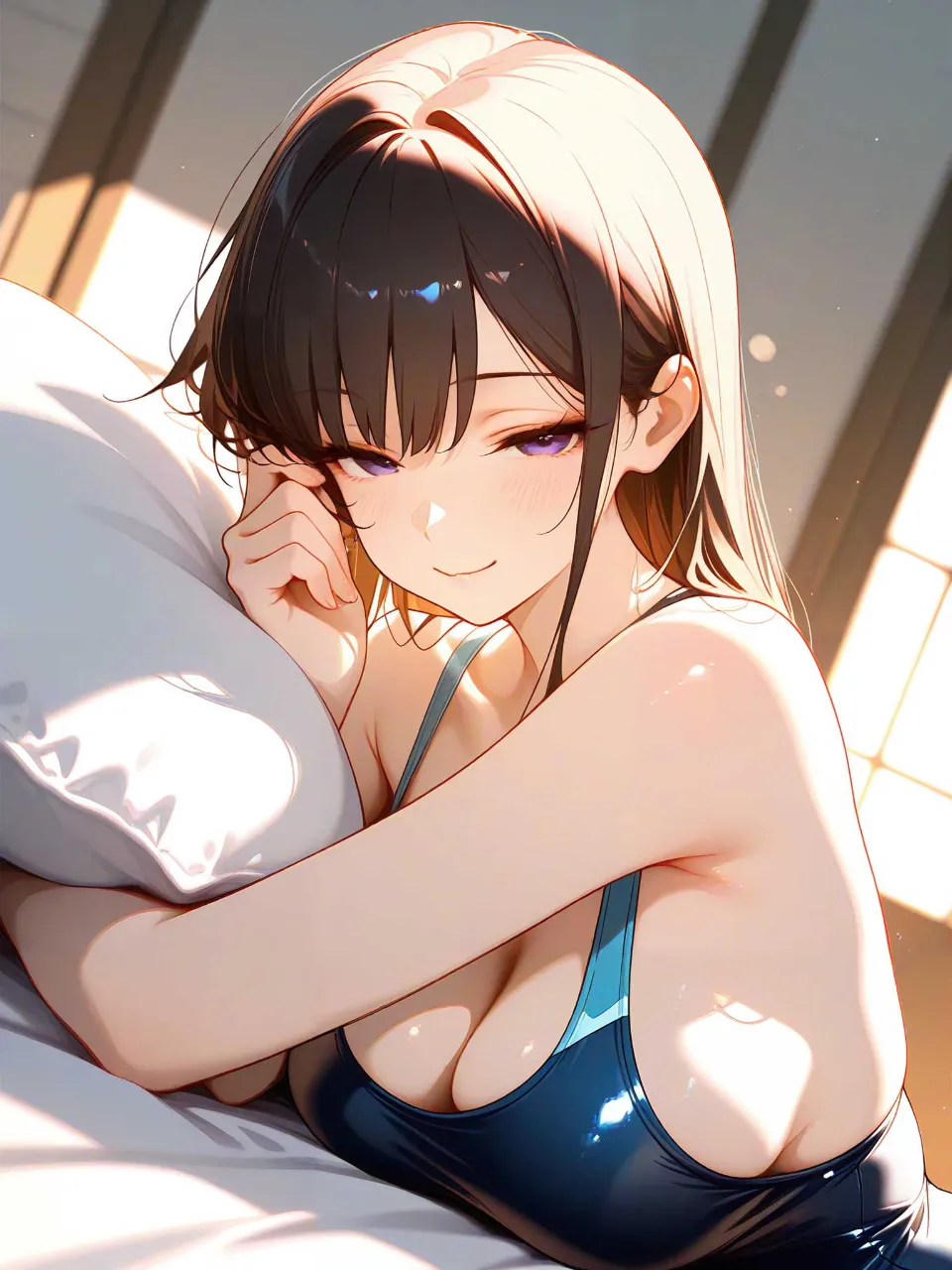 俺の彼女は、水着で寝る💤