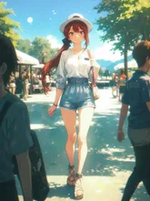 彼女と観光地巡り
