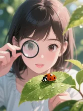 へぇ〜、これがてんとう虫ね🐞