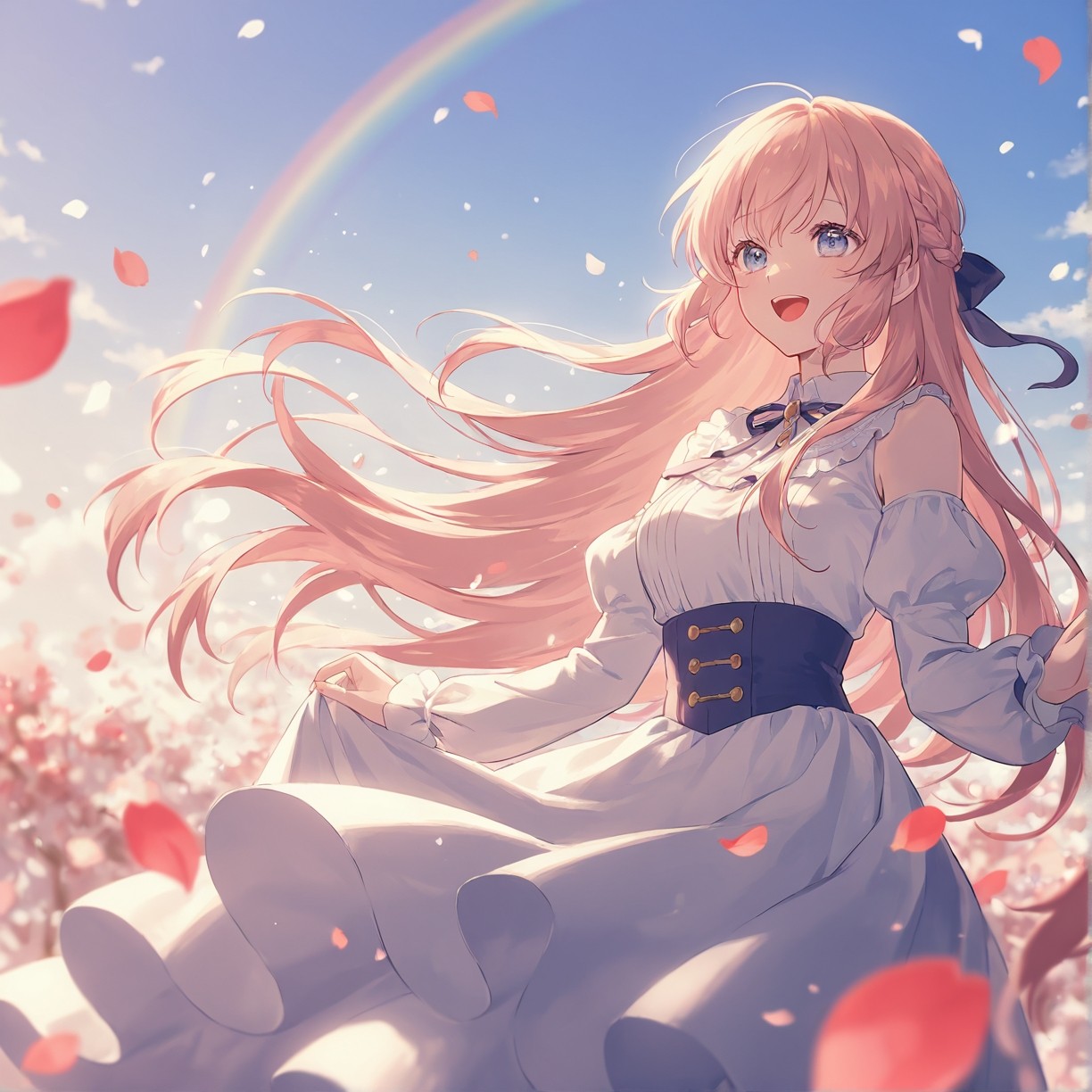 揺れるスカート — RANさんのAIイラスト