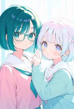 双子\(ϋ)/\(ϋ)/ — はるまきさんのAIイラスト