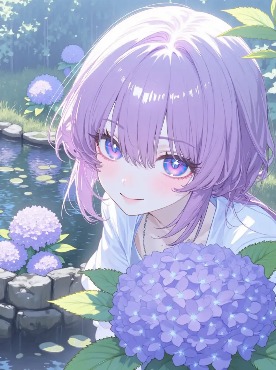 紫陽花色の彼女
