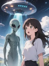 (っ ॑꒳ ॑c )ほえ.ᐟ‪エイリアン？