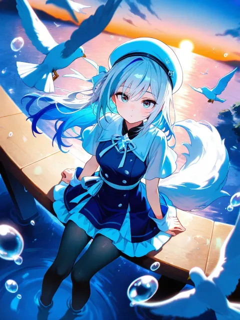 水魔法の訓練(5枚)