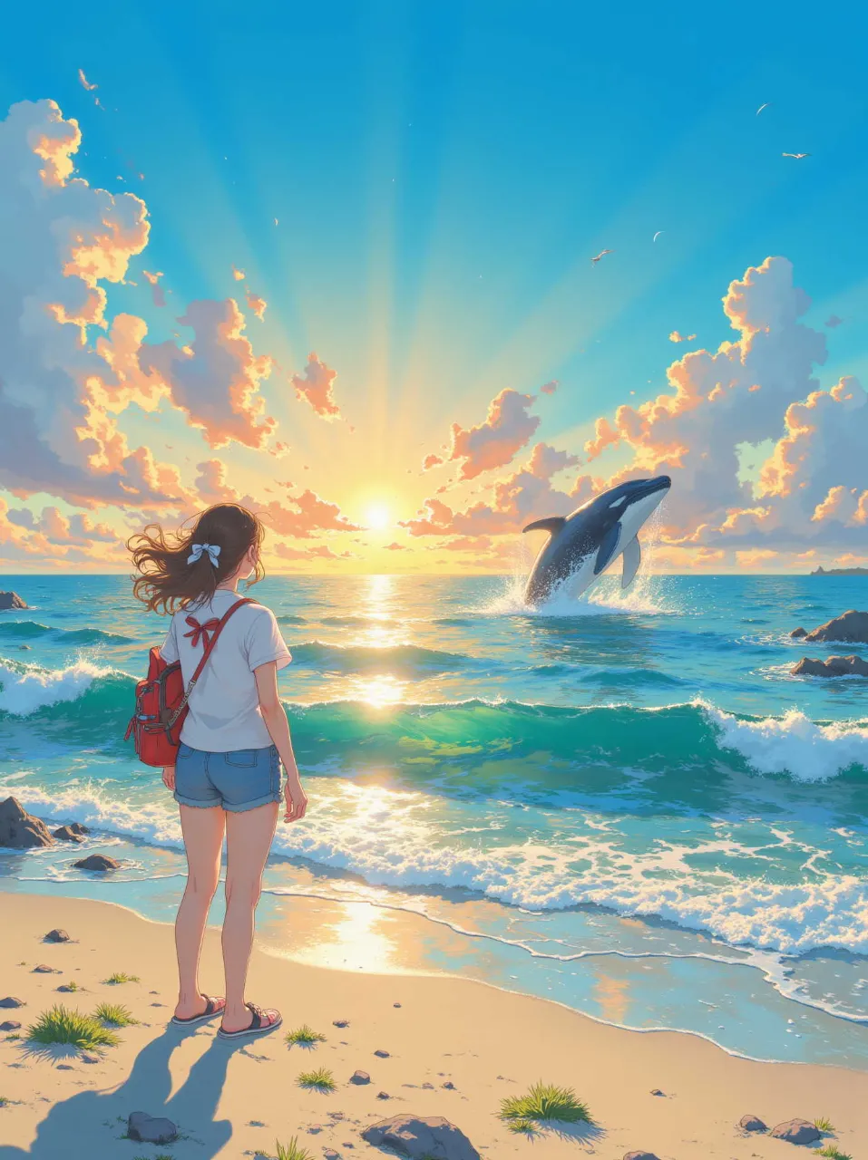 水平線をみて — しゅうＴさんのAIイラスト