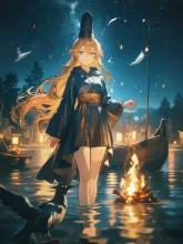 鵜飼·篝火と川の夜 の投稿作品