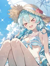 ぷはーっ！ — SUPP ジェペさんのAIイラスト