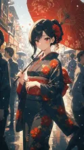 和傘の君·しっとり和の風情 の投稿作品