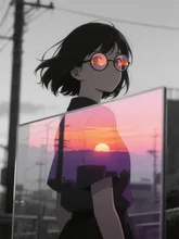 あの日みた光景に私はまだ執われている — anime好き🌟シャガリエスさんのAIイラスト