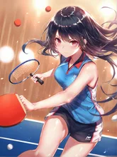 卓球部と羽根球部の二刀流