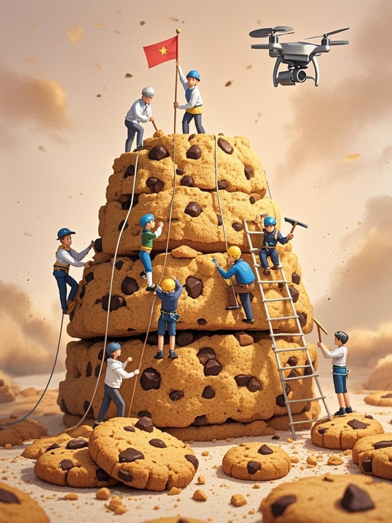 Cookie Cliff Ascent