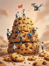 Cookie Cliff Ascent