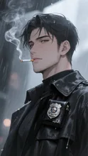 「静かに燃えている。」