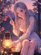 ランタンに火を入れる·秋の夜のはじまり の投稿作品