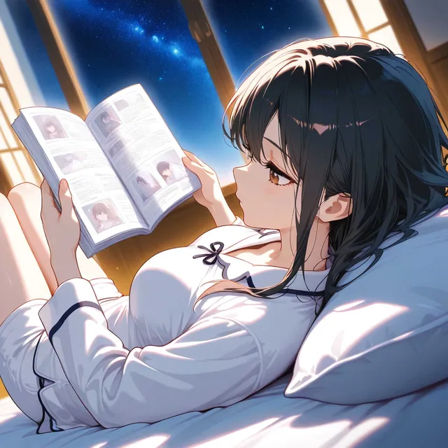 就寝前の読書