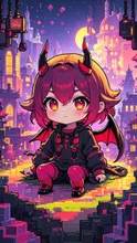 可愛い小悪魔