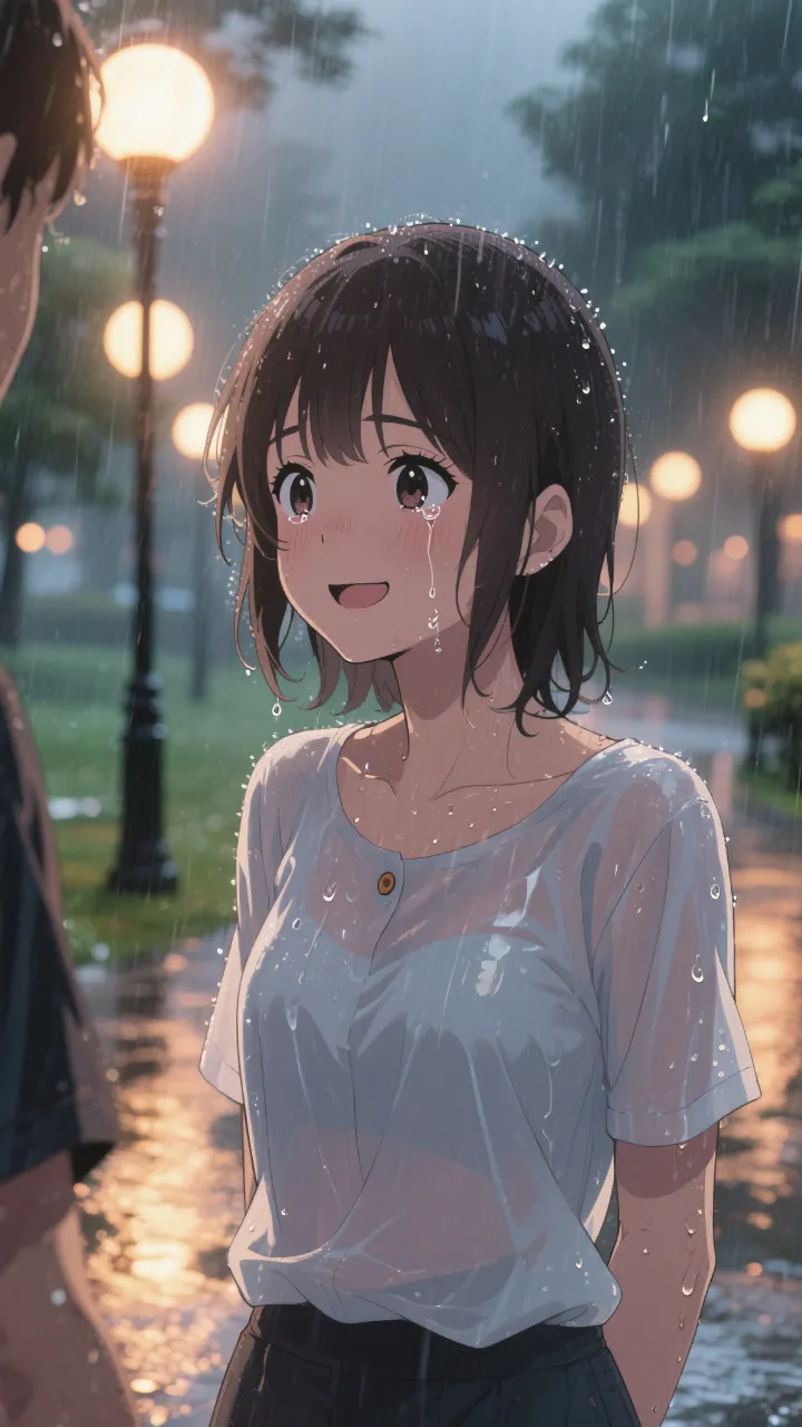 雨の夜の告白