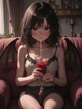 「噛まないわよ、だって痛そうだし」 「嫌われたくないし…」