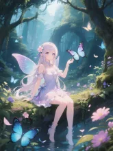妖精の隠れ家 — 妖精イラストのAIイラスト｜SUPPART