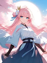 あの娘は太陽のKomachi Angel娘 — しーーや。さんのAIイラスト
