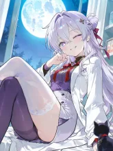 白衣の先生