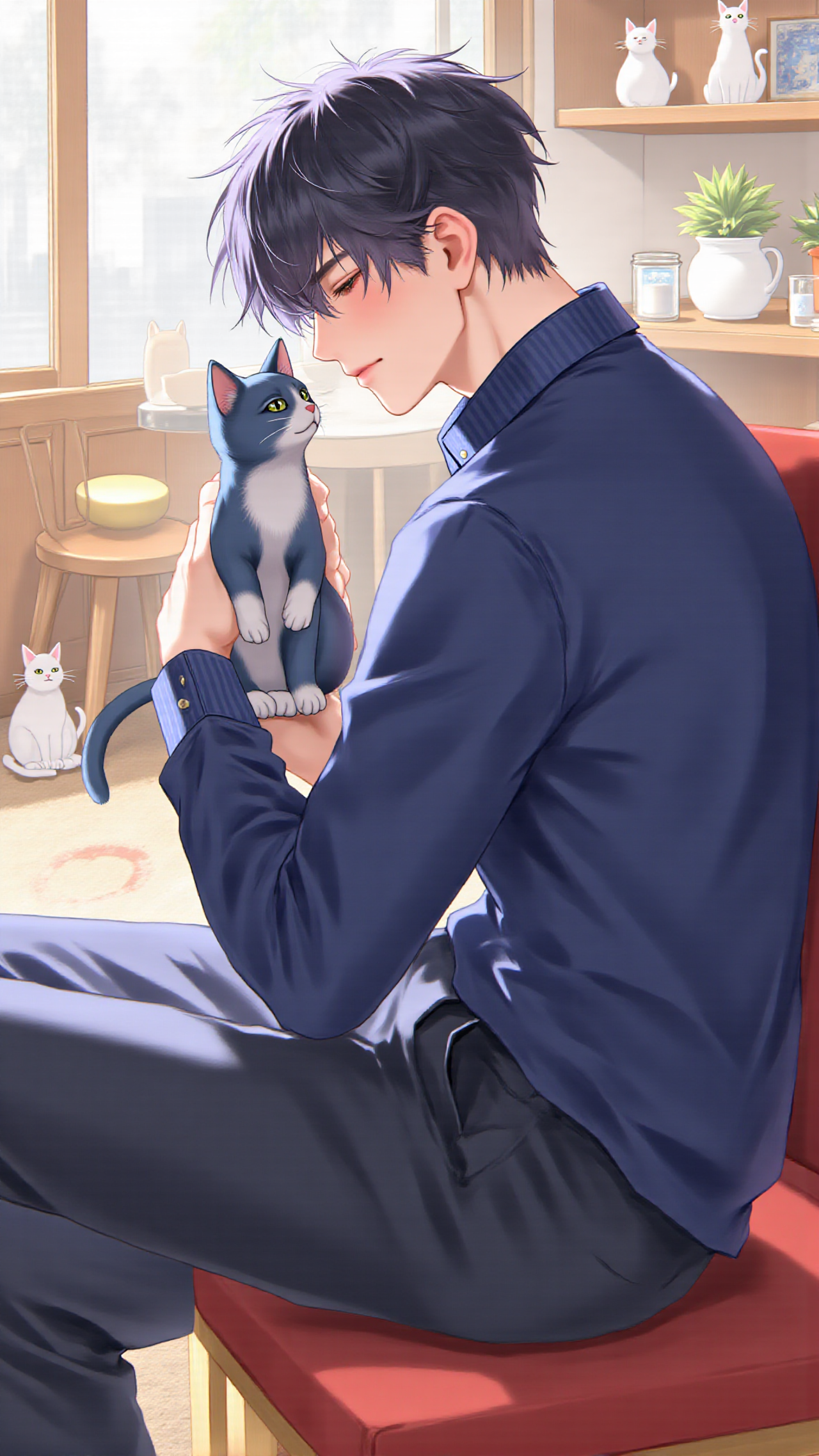 猫と…