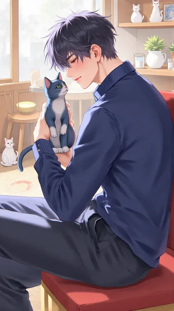 猫と…