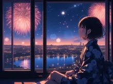 「行きたかった」　夏の華 — 釜夏の日のさんのAIイラスト