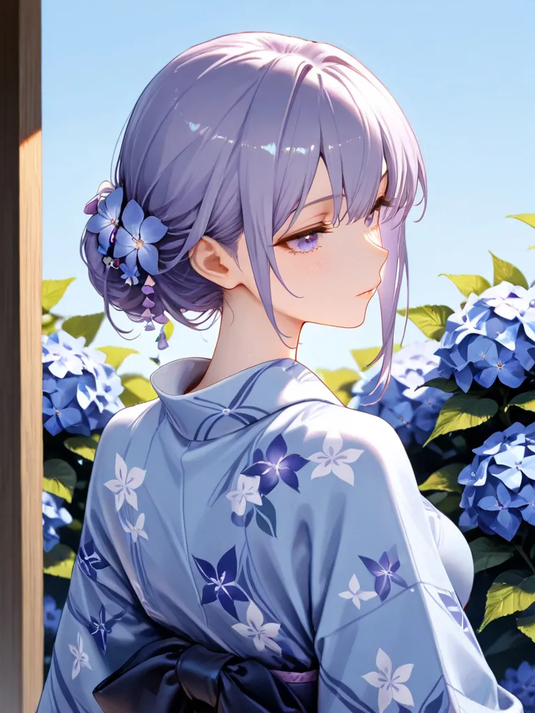 光と影のアニメ - 花菖蒲の咲く池 / 444 epsilon
