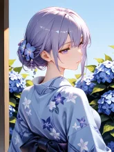 花菖蒲の咲く池·初夏チャレンジ の投稿作品