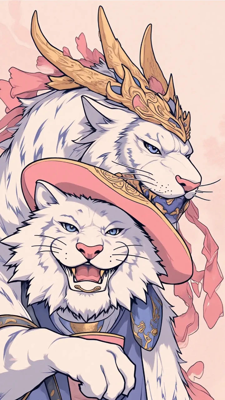 三獣士(貴方が3人目)! — もちはんさんのAIイラスト