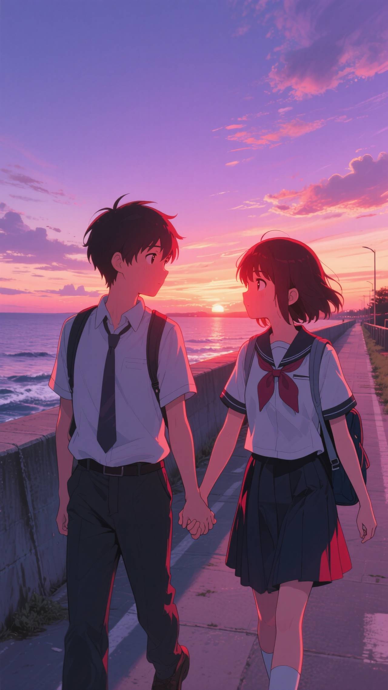 すみれに染まる