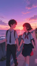 すみれに染まる