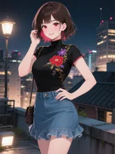 今日のコーデ、稚奈②