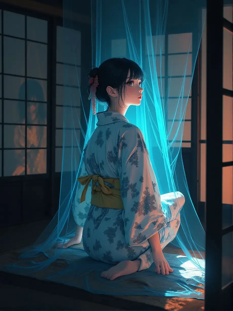夏の夜の
