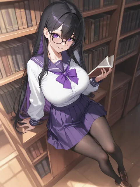 絶対に裏がある図書委員長