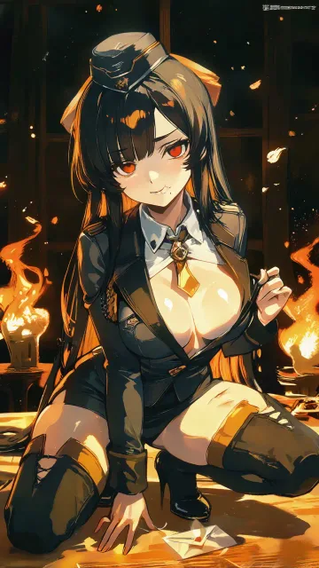 An ink style illustration of… - 消えない傷跡