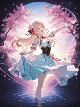 桜が好きな女の子🌸 — いっぬさんのAIイラスト