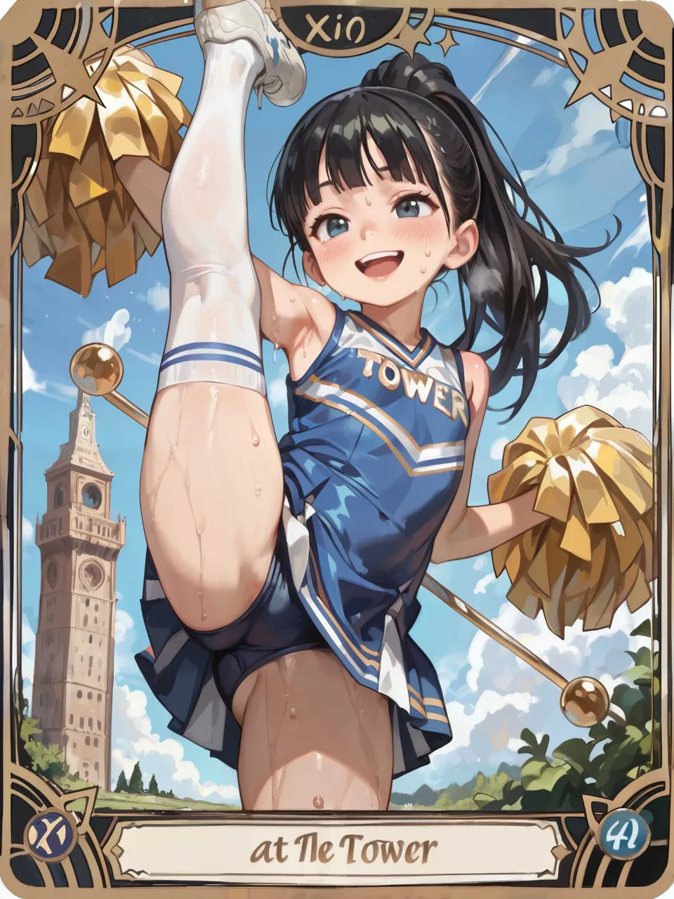 「THE TOWER」脚を上げて!塔より高く!!