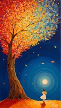 紅葉の季節だね — 紅葉イラストのAIイラスト｜SUPPART