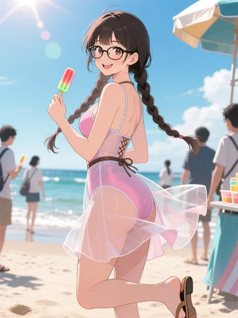 「穂蔵 灯子(ほのぐら とうこ)」とアイスキャンディー