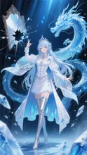 氷の奇術師と水晶竜