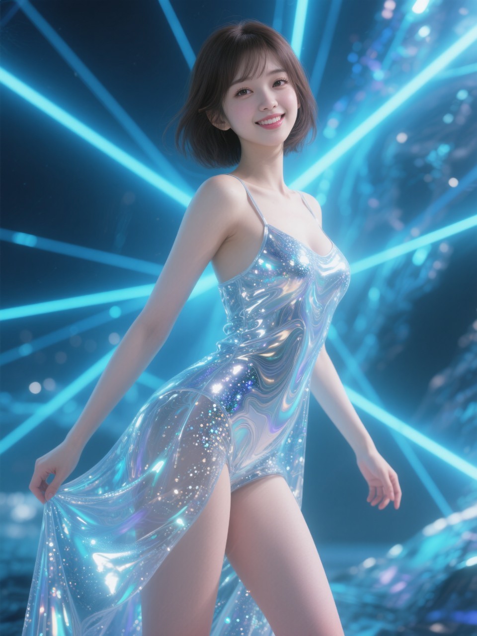 自称メンヘラ地下アイドルちゃん — necoromeさんのAIイラスト