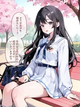 美少女高校生が男子高校生の貴方に出会い話しています — 香風さんのAIイラスト
