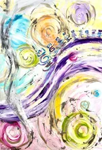 #005.魂の交差点　Acrylic art